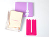 pink pregnancy tape beside gift box